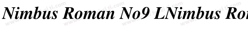 Nimbus Roman No9 LNimbus Roman No9字体转换